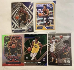 2020-21 Chronicles James Wiseman R/C (5 Card Lot) See Description - Picture 1 of 2