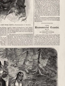 POBRE JACK MERCANTIL Harpers serie Charles Dickens viajero no comercial 1860 - Imagen 1 de 1