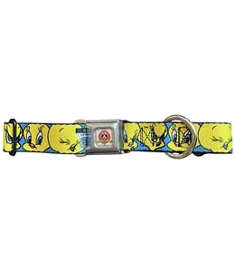 NWT Buckle Down Seatbelt Dog Collar Tweety Bird Size Medium Adjustable 11”-17” - Picture 1 of 9