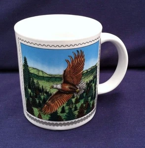 1 Bald Eagle Coffee Mug Cup American Symbol Facts About Eagles Wildlife Birds - Picture 1 of 3