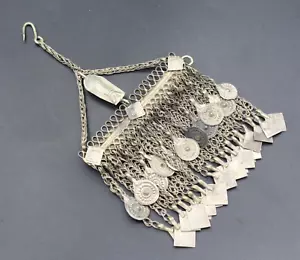 Clip para el cabello tribal Kuchi vintage, borlas gitanas bohemias clip para el cabello nómada, #H03 - Imagen 1 de 6