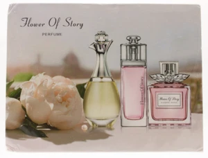 3 Pcs Set by Flower of Story 75ml Total (25ml each x 3) Perfume Womens for Her - Picture 1 of 1