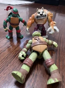 Teenage Mutant Ninja Turtles 2012 Viacom 5" DOGPOUND & RAPHAEL Action Figures - Picture 1 of 8