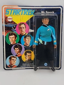 MEGO STAR TREK MR. SPOCK 6 IMAGE FRONT BLUE NAME RARE MOC #51200/2 UNGEÖFFNET 1974 - Bild 1 von 12