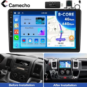 Radio de coche DAB+ 4+64GB para Fiat Ducato 2006-2023 Android 13 Navi CarPlay + cámara - Imagen 1 de 23