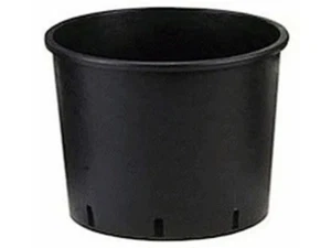 Squat Heavy Duty Black Plastic Outside Container Tree Shrub Plant Pot 40lt - Picture 1 of 1