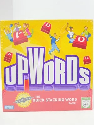 Upwords The Quick Stacking Word Board Game - Plus Includes Sudoku New Sealed - Image 1 of 4