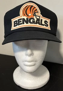 Vintage Cincinnati Bengals Black SnapBack Hat (Drew Pearson/NFL, Korea) *RARE! - Picture 1 of 15
