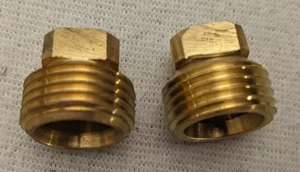 Paar Messing 1/2" MNPT Stecker - Messing - Bild 1 von 4