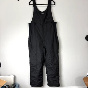Rawik Unisex Bib Overalls Size XL Ski Snow Pants Black Insulated - Picture 1 of 10