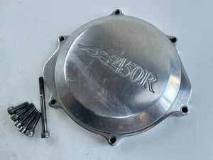 2006 Honda CRF450R Polished w/flames 450R Clutch Cover and Bolts Rare Edition - Picture 1 of 6