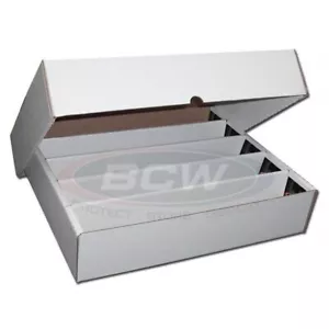 Caja de almacenamiento de tarjetas coleccionables BCW 5000 (tapa completa) - Imagen 1 de 1