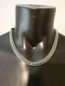 Three Silvertone Chain Necklace USA SELLER - Picture 1 of 4