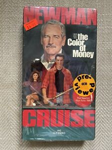 The Color of Money 1986 VHS 5 Oscar Nomination Sports Drama Paul Newman/Tom Crui