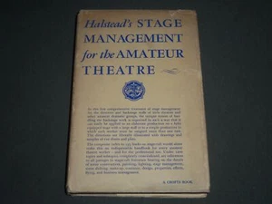 1937 HALSTEAD'S STAGE MANAGEMENT FOR THE AMATEUR THEATRE BY HALSTEAD - KD 4182 - Imagen 1 de 5