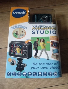 VTech - KidiZoom Violet HD Studio Vidéo, Appareil Photo Numérique, Photo, Selfie avec Trépied - Photo 1/1