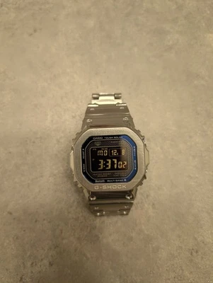 Reloj Casio G-Shock GMW-B5000D-2 esfera azul acero multibanda 6 Foto 1 de 4