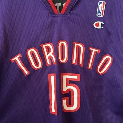 Camiseta vintage de los Toronto Raptors VINCE CARTER RAPTORS TALLA 40 M RARA PÚRPURA NBA Foto 1 de 4