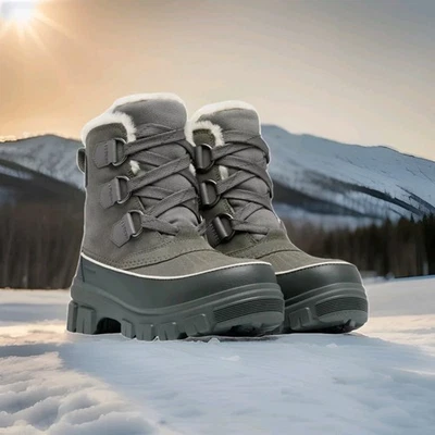 NUEVAS Botas Mujer Talla 8, Sorel Tivoli V WP Impermeables Aislantes NL5113-010 GRIS Foto 1 de 4