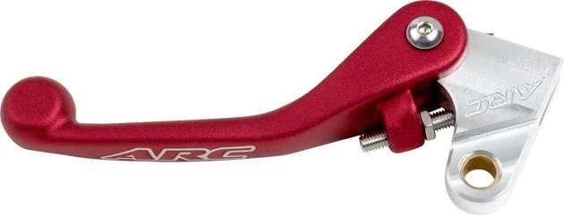 Palanca de embrague corta de aluminio ARC roja #CL-S401-R para Honda CRF 250/CRF 450 Foto 1 de 1