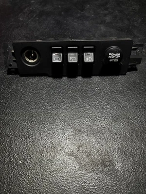 97-01 Jeep Cherokee XJ панель переключателя приборной панели размораживание задний стеклоочиститель розетка 12 В изготовитель оборудования - Изображение 1 из 2