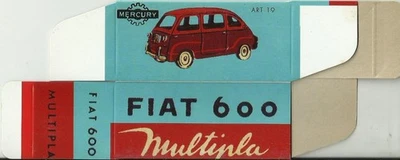 0042g. MERCURY 1/48 Scatola replica Mercury/ Replica box FIAT 600 Multipla - Immagine 1 di 2