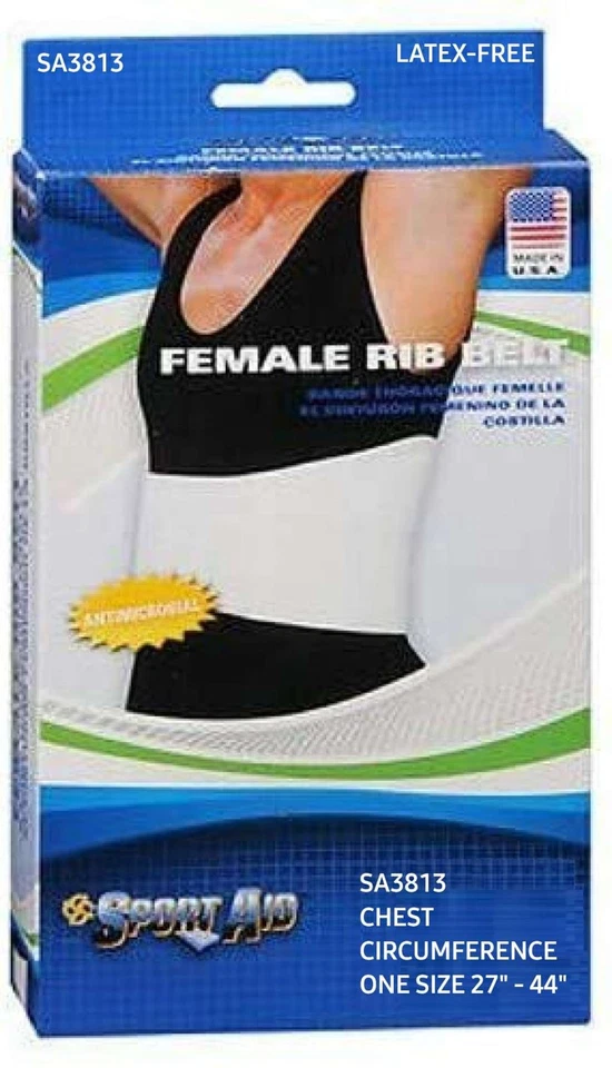 Cinturón acanalado Sport Aid para mujer talla única blanco (27-44 pulgadas) Foto 1 de 2