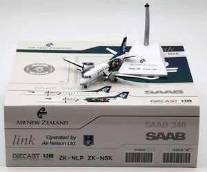 1:200 JC Wings Air New Zealand Link Saab 340A ZK-NSK Diecast Aircraft Model - Picture 1 of 15