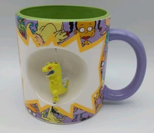 Oversized Rugrats 3D Reptar Mug 2019 Viacom Chuckie Angelica Tommy - Picture 1 of 10