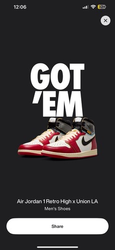 Jordan 1 Retro High OG Union LA Chicago Shadow