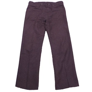 Pantalones de mezclilla Wrangler Wrancher de poliéster para hombre 36x30 marrón vaquero occidental 82HO hechos en EE. UU. - Imagen 1 de 14