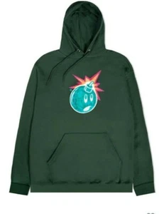 The Hundreds Claude Adam Pullover Hoodie Sweatshirt Size Large Dark Green New DS - Picture 1 of 8