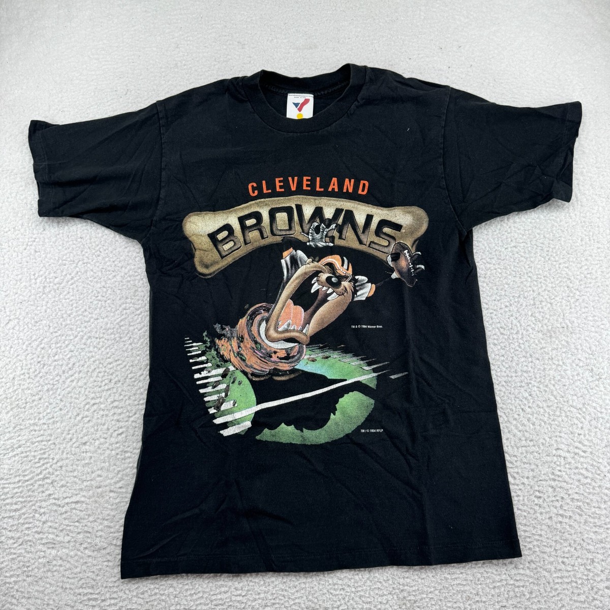 古着　Cleveland Browns ヘルメットTシャツ Mサイズ Vintage Graphic Tees and Fleece - Cleveland Football – HOMAGE
