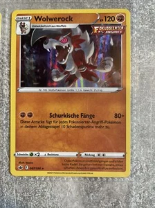 Pokemonkarte Wolwerock Holo 087 / 198, Schaurige Herrschaft- Neu - Bild 1 von 1
