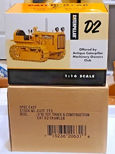 SpecCast Caterpillar D2 - Antique Caterpillar Machinery Operators Club Ed 1/16 - Picture 1 of 10