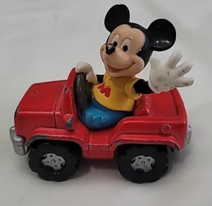 2000 MATTEL Disney Metal Topolino Personaggio Diecast Auto Giocattolo Jeep Offroad - Foto 1 di 5