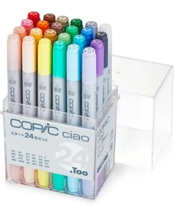 Copic Ciao Sketch Illustration Marker 24-Colors Starter Set From Japan - Bild 1 von 6
