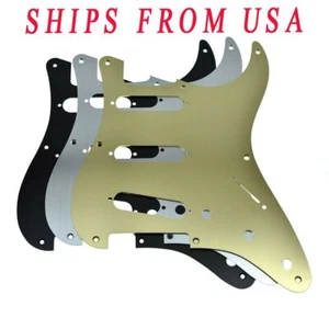 8-Hole Aluminum Anodized Vintage ST SSS Pickguards Scratch Plate For Fender - Picture 1 of 15