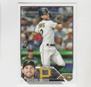 (10) Michael Chavis 2023 TOPPS SERIES 1 BASE CARD LOT #170 PITTSBURGH PIRATES - Picture 1 of 1