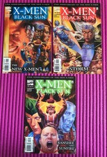 X-Men Black Sun #1 2 3, Marvel 2000 Mini Series
