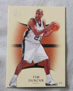2007-08 SP Authentic #92 Tim Duncan San Antonio Spurs Basketball Card - Picture 1 of 1