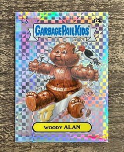 2021 Garbage Pail Kids Chrome Series 4 X-Fractor Refractor Woody Alan 125b