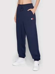 PANTALONE TUTA TUTE DONNA TOMMY JEANS DW0DW13820 BLU ORIGINALE AI 2025 - Bild 1 von 5