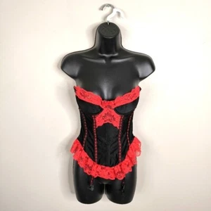 Sears Vintage Renaissance Whismigoth Lolita Sexy Feminine Bustier Lingerie S - Picture 1 of 9