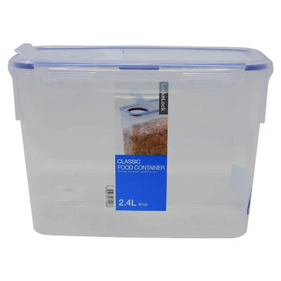 LocknLock 2.4 Litre Flip Top Cereal Dispenser Airtight Container Food Storage - Image 1 of 4