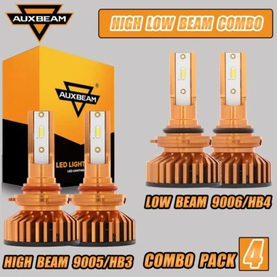 Faros LED de haz alto bajo para Chevy Silverado 1500 2500 HD 1999-2006 Foto 1 de 4