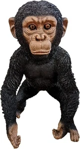 Vivid Arts Realistic Standing Baby Chimp Resin Ornament, XRL-CHM4-B, 31cm - Picture 1 of 4