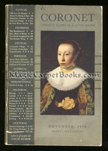 1936 CORONET Magazine VOL 1 NO 1 Literature ART Paul de Kruif EDWARD WESTON - Bild 1 von 1