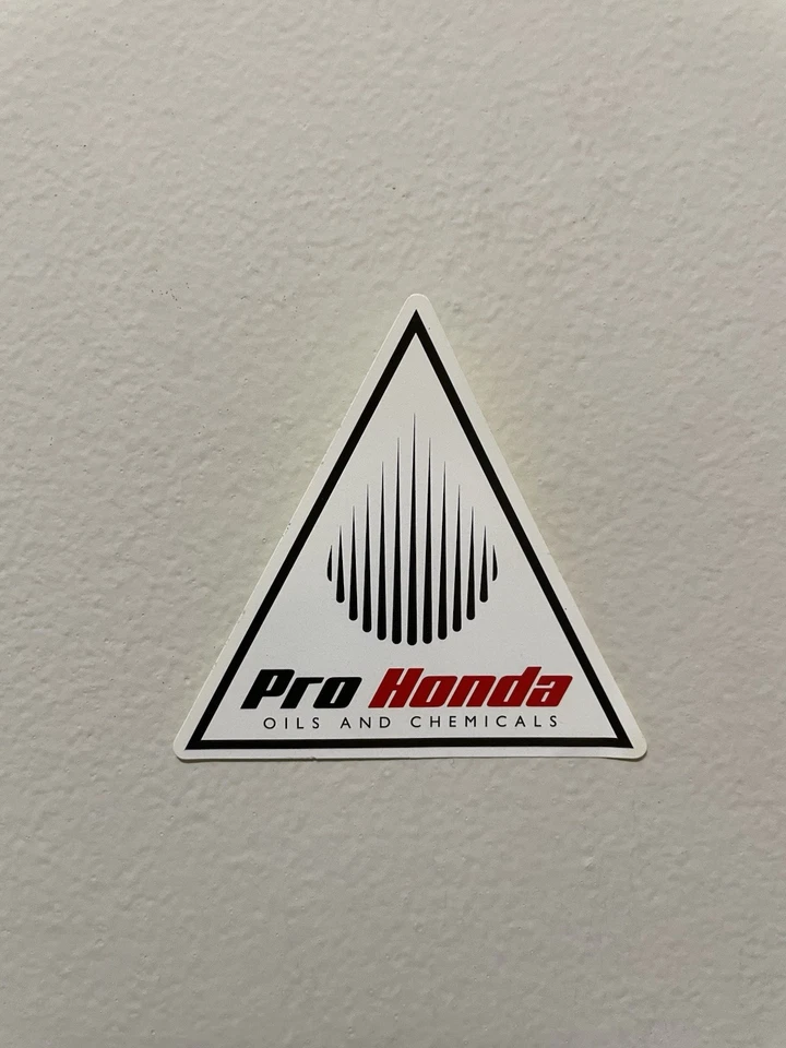 PRO HONDA OILS AND CHEMICALS vintage racing sticker/decal - Image 1 of 1
