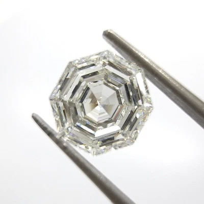 GIA Certified Natural Diamond Hexagonal Cut 1.00 Ct J VS2 For Jewelry Ring - Image 1 of 4